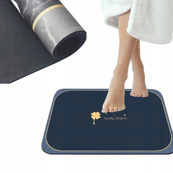 DYWANIK ŁAZIENKOWY 80x50 mata szybkoschnąca antypoślizgowa pod prysznic