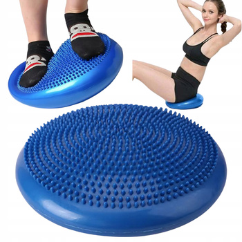 PODUSZKA SENSORYCZNA NIEBIESKA DO ĆWICZEŃ DYSK DO REHABILITACJI KOREKCYJNY