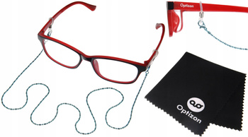 ŁAŃCUSZEK DO OKULARÓW stalowy klasyczny zawieszka ozdobna sznureczek