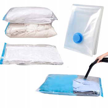 WOREK PRÓŻNIOWY 40x60 do pakowania odzieży pościeli poduszek mocny