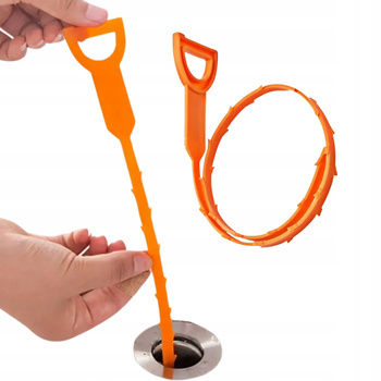 PRZEPYCHACZ DO RUR ODPŁYWU udrażniacz zlewu usuwania brudu 50cm spirala